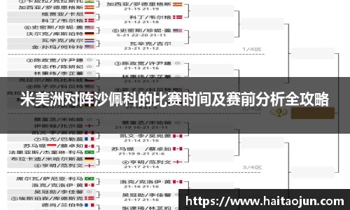 米美洲对阵沙佩科的比赛时间及赛前分析全攻略